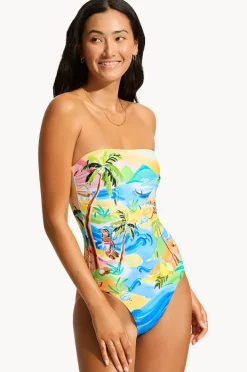 Women Seafolly South Pacific Bandeau One Piece