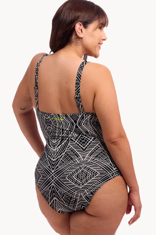 Women Funkita Space Signals DD/E Cup Twist Front One Piece