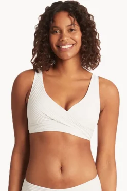Women Sea Level Spinnaker Cross Front Bra