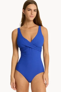 Women Sea Level Spinnaker Cross Front One Piece
