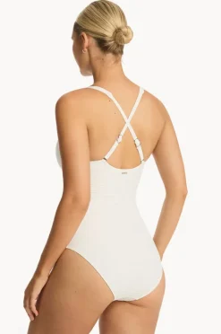 Women Sea Level Spinnaker Cross Front One Piece