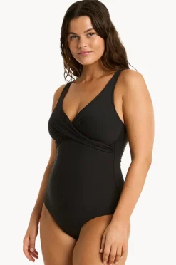 Women Sea Level Spinnaker Cross Front One Piece