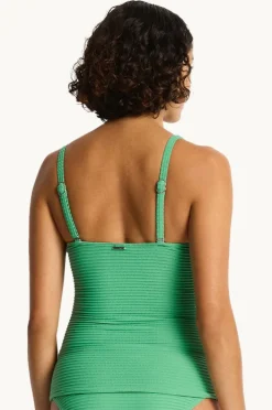 Women Sea Level Spinnaker Cross Front Tankini Separate