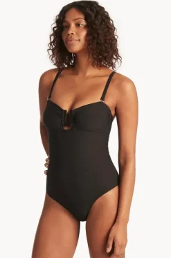 Women Sea Level Spinnaker U Bar Bandeau One Piece