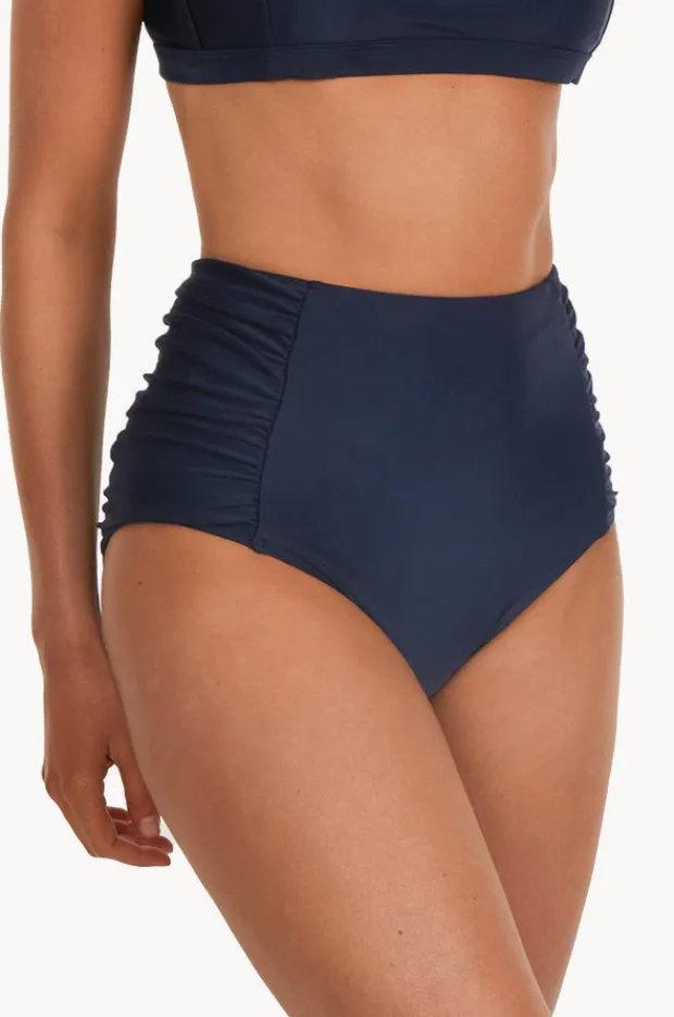 Women Base Swim Sports Gathered High Waist Pant
