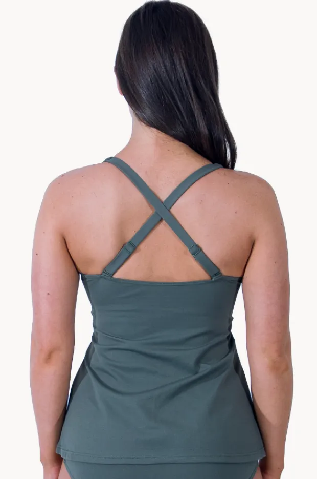 Women Base Swim Sports Swing Tankini Separate