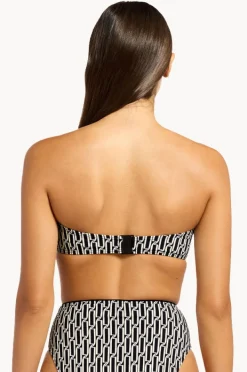 Women Jets Spring Geo U Trim Bandeau