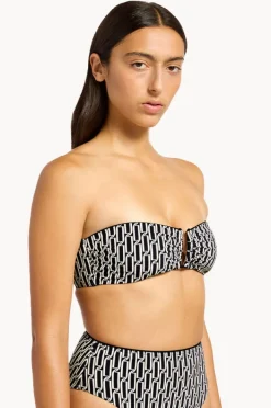 Women Jets Spring Geo U Trim Bandeau