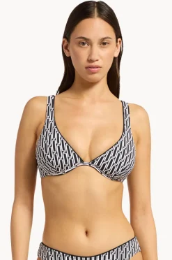 Women Jets Spring Geo Underwire Tri