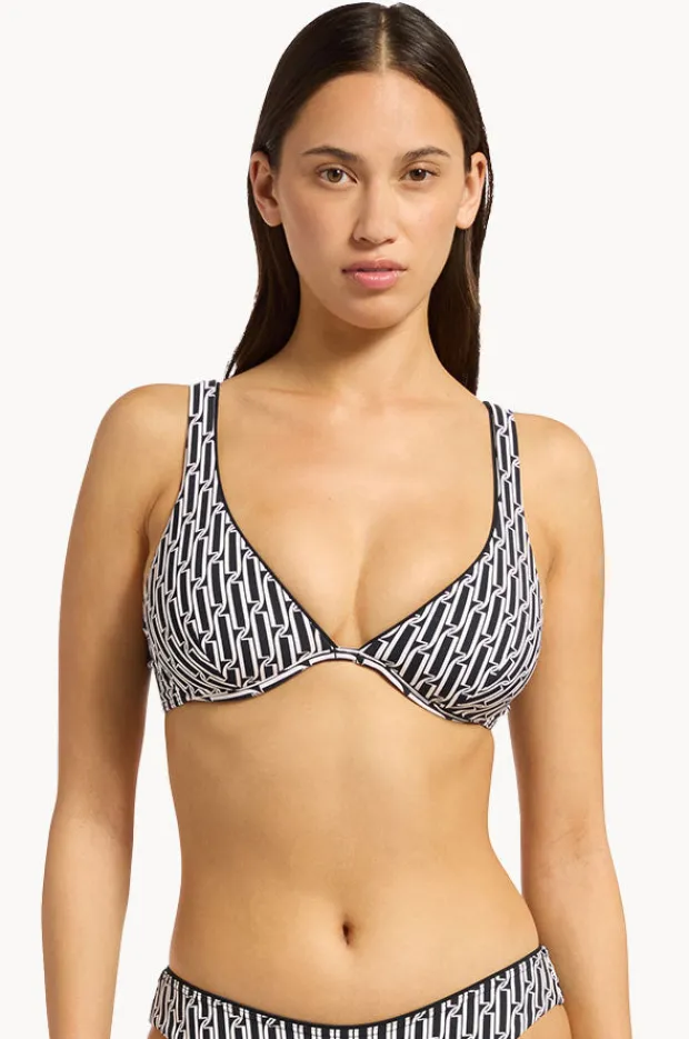 Women Jets Spring Geo Underwire Tri
