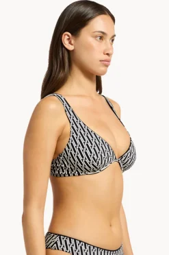 Women Jets Spring Geo Underwire Tri