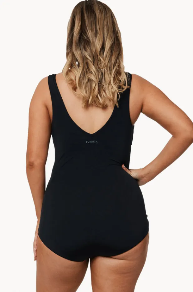 Women Funkita Still DD/E Zip Front One Piece