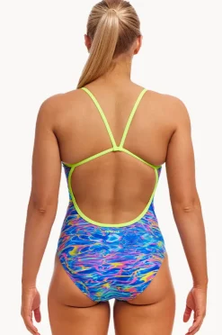 Women Funkita Stir Crazy Single Strap One Piece