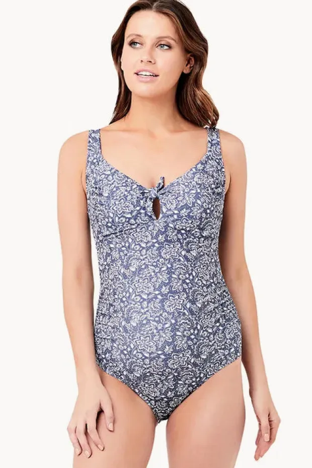 Women Ripe Maternity Stormi Tie Front One Piece