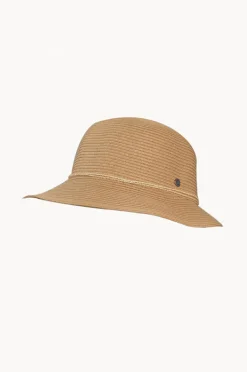 Women Cherry Red String Trim Paper Hat