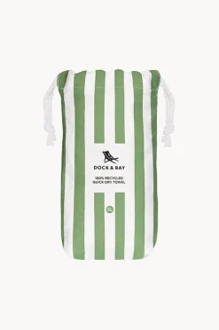 Women Dock And Bay Stripe Cabana Microfibre Towel