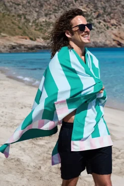 Women Dock And Bay Stripe Clubhouse Microfibre Towel