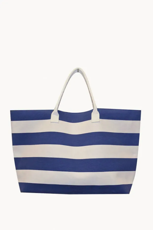 Women Cherry Red Stripe Large Bag