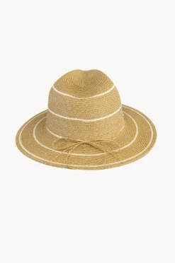 Women Sundaise Stripe Panama Hat