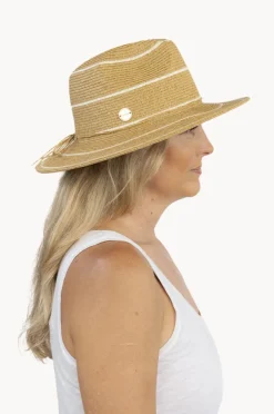 Women Sundaise Stripe Panama Hat