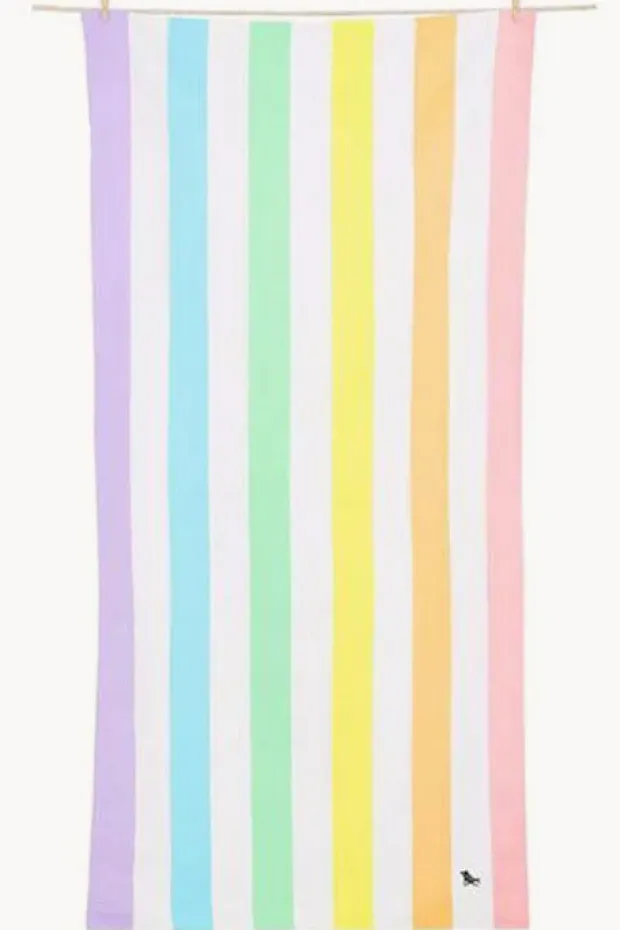 Women Dock And Bay Stripe Summer Microfibre Towel