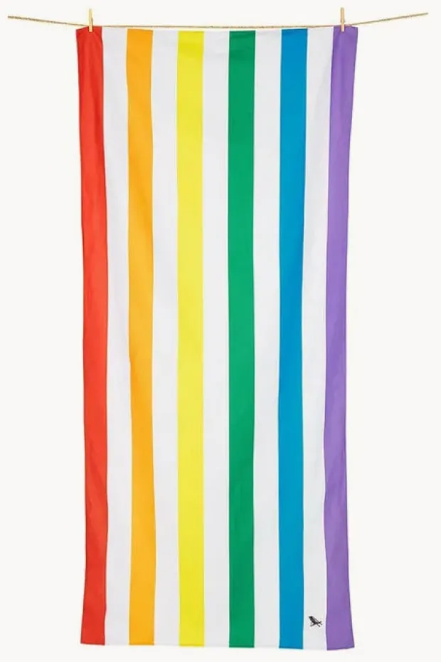 Women Dock And Bay Stripe Summer Microfibre Towel
