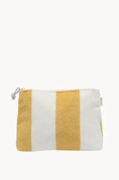 Women Sunny Life Stripe Terry Beach Pouch
