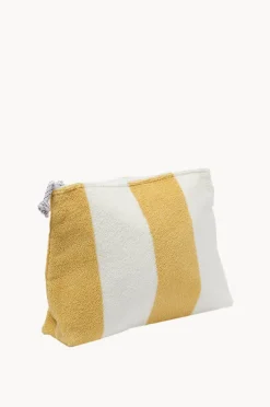 Women Sunny Life Stripe Terry Beach Pouch