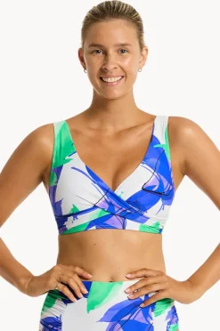 Women Sea Level Sublime Cross Front Bra