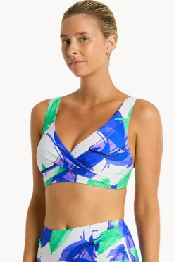 Women Sea Level Sublime Cross Front Bra