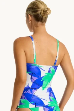 Women Sea Level Sublime DD/E Cup Tie Front Tankini Separate