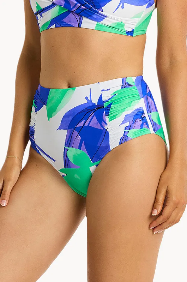 Women Sea Level Sublime Gathered High Waist Pant