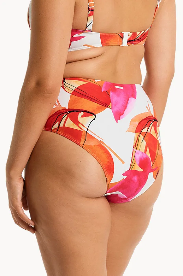 Women Sea Level Sublime Gathered High Waist Pant