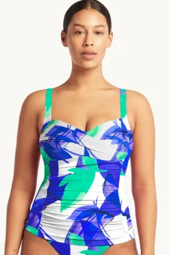 Women Sea Level Sublime Twist Front Tankini Separate