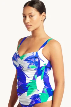 Women Sea Level Sublime Twist Front Tankini Separate