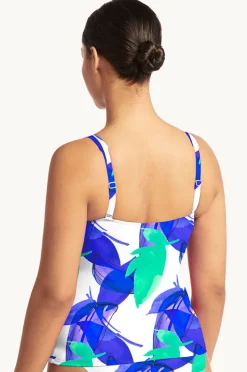 Women Sea Level Sublime Twist Front Tankini Separate