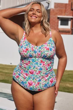 Women Capriosca Summer Fields DD/E Cup Tankini Separate