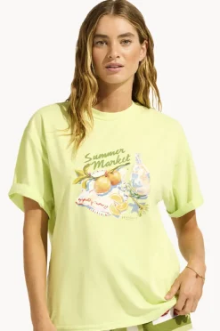 Women Seafolly Summer Market T-Shirt
