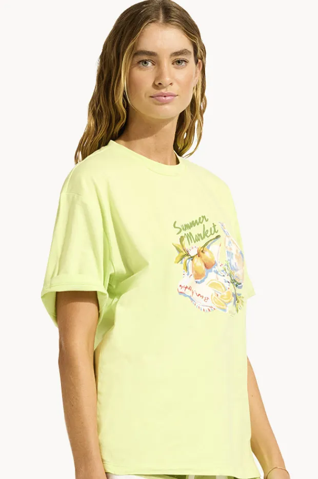 Women Seafolly Summer Market T-Shirt