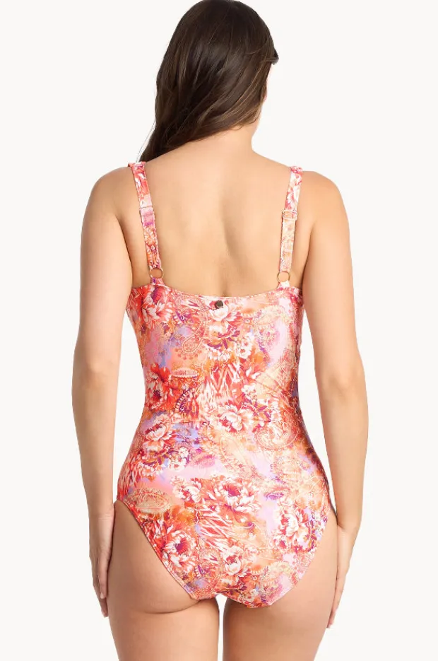 Women Sunseeker Sundance E/F Cup Frill Ruched One Piece