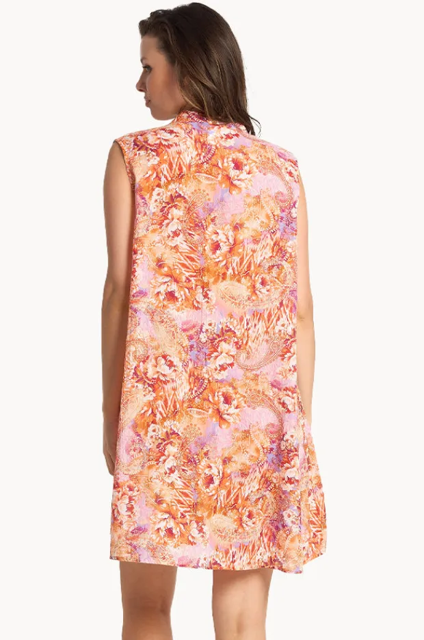 Women Sunseeker Sundance Swing Button Dress
