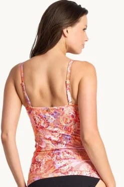 Women Sunseeker Sundance Twist Front Ruched Tankini Separate