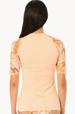 Women Rip Curl Sunday Swell Short Sleeve Suntop