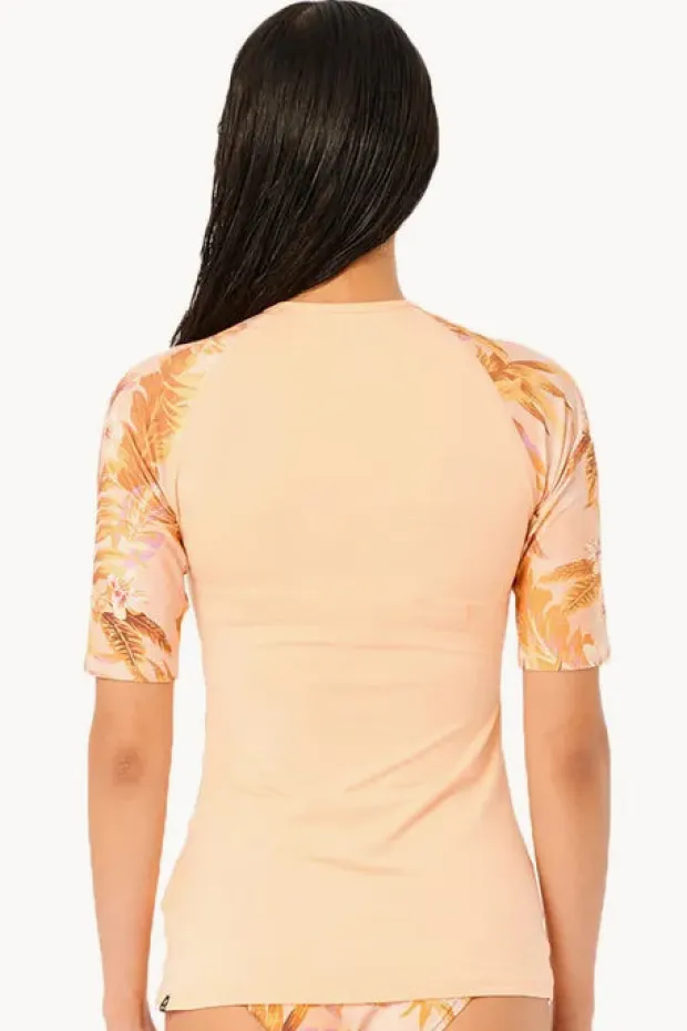 Women Rip Curl Sunday Swell Short Sleeve Suntop