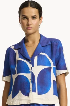 Women Seafolly Sunray Cropped Shirt