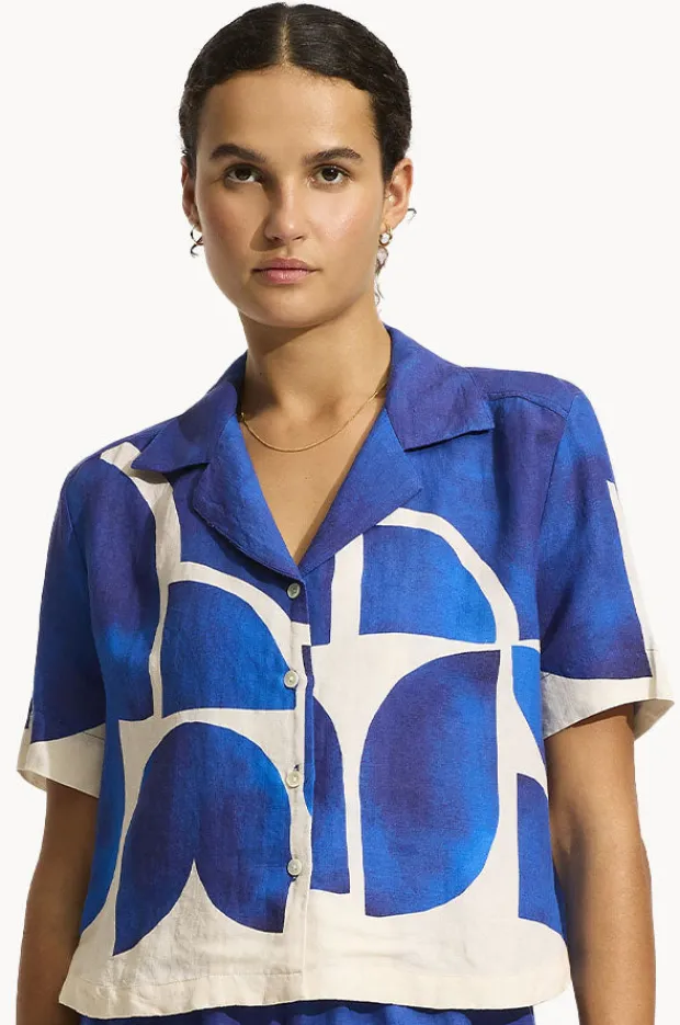 Women Seafolly Sunray Cropped Shirt