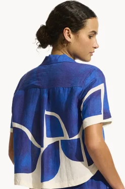Women Seafolly Sunray Cropped Shirt