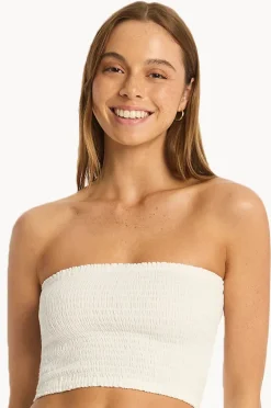 Women Sea Level Sunset Beach Bandeau Top