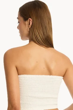 Women Sea Level Sunset Beach Bandeau Top