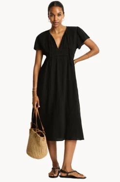 Women Sea Level Sunset Maxi Daydress